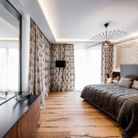 susun atur idea dekorasi apartmen tiga bilik