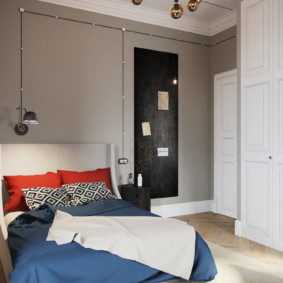 susun atur ruang dalaman apartmen tiga bilik