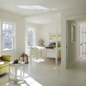 susun atur idea bilik apartmen tiga bilik