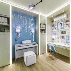 vue de la chambre adolescente