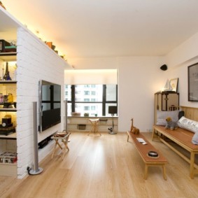 revêtement de sol stratifié dans des idées de décoration d'appartement