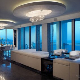 fotografie de proiectare a tavanului livingului