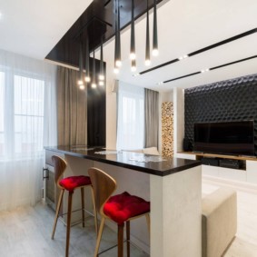 projet de décoration d'appartement de deux chambres