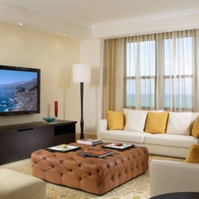 idées de décoration de projet d'appartement de trois pièces