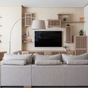 intérieur de projet appartement de trois pièces