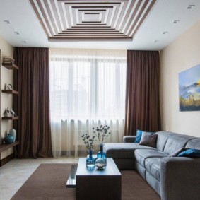 photo d'intérieur de projet d'appartement de trois pièces