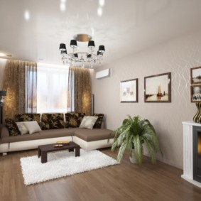 idées de photo de projet d'appartement de trois pièces