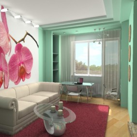 ซ่อมแซมในภาพถ่ายการออกแบบห้องเล็ก ๆ