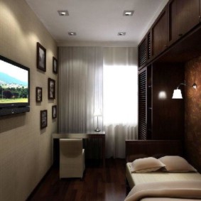 ซ่อมแซมในการออกแบบภาพห้องเล็ก