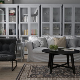 wardrobe in the living room