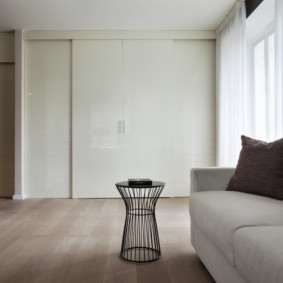 cupboard in the living room interior photo