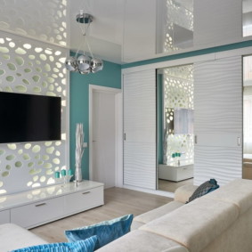 cupboard in the living room interior ideas