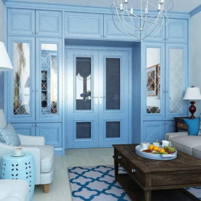 cabinet in the living room