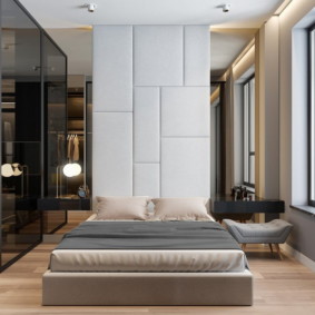 minimalismo moderno en el dormitorio