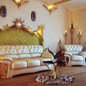 decoração de cantos na foto do projeto do apartamento