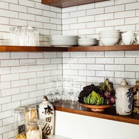 decorar cantos em uma idéia de apartamento