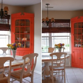 cantos de decoração em um apartamento