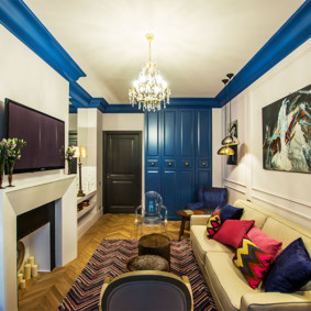 salon étroit dans un appartement idées intérieures