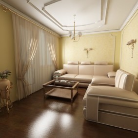 salon étroit dans l'appartement photo options