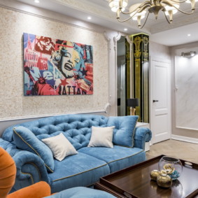 υγρή ταπετσαρία για το εσωτερικό του καθιστικού δωματίου