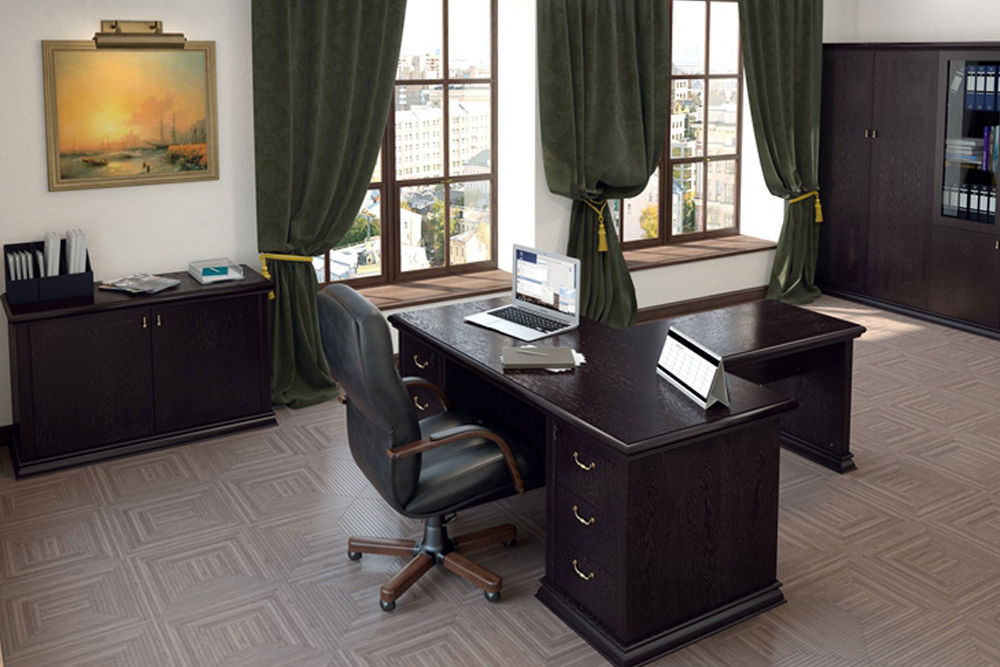 kabinet reka bentuk langsir gelap