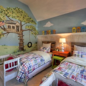 Chambre design pour deux enfants