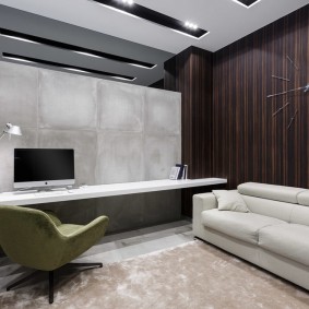 ตกแต่งนาฬิกาแขวนบนโซฟา