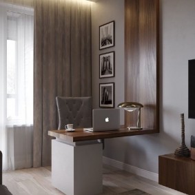 โต๊ะเล็ก ๆ ในโฮมออฟฟิศ