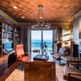 การตกแต่งภายในของสำนักงานในสไตล์อังกฤษ