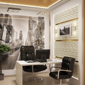 การออกแบบจิตรกรรมฝาผนังในสำนักงานที่บ้านของคุณ