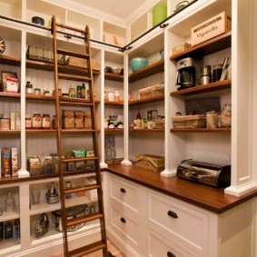 Leiter in der Speisekammer