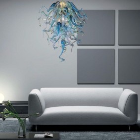 Originele glazen kroonluchter