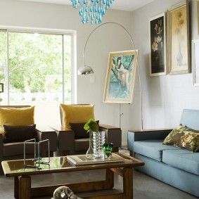 Traan hangers op een plafond kroonluchter