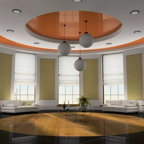 โคมไฟเพดานทรงกลม