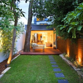 Chemin de randonnée de la plaque carrée