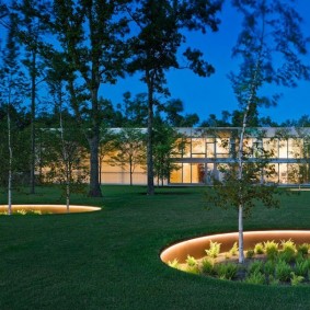 Éclairage décoratif des lits de jardin