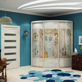 Chambre élégante d'une adolescente