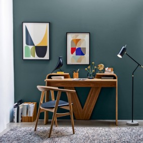 Подова лампа от работния плот