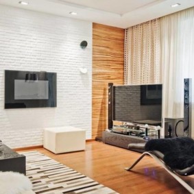 Muro di mattoni bianchi