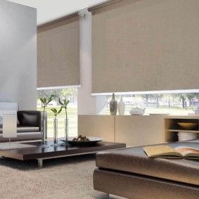 Tende a rullo aperte