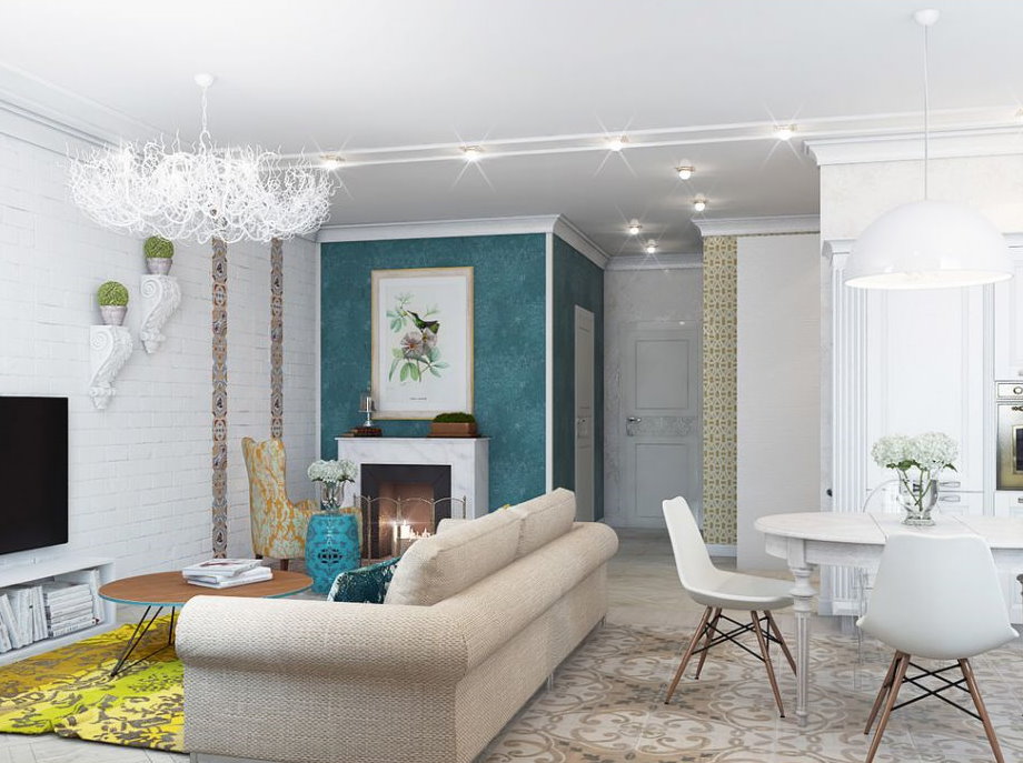 Jugendstil mit einer britischen Vorliebe im Inneren des Hauses