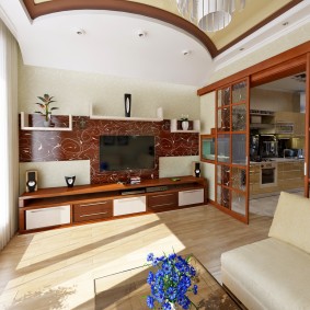 room of 18 sq m photo design