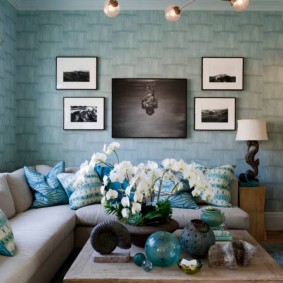 tapet pentru design fotografic modern pentru camera de zi