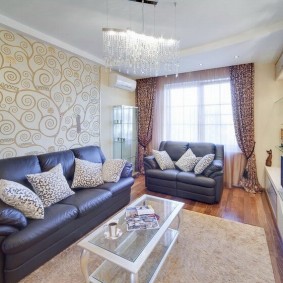 tapet pentru idei moderne de design pentru camera de zi