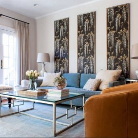 tapet pentru o sufragerie modernă cu idei