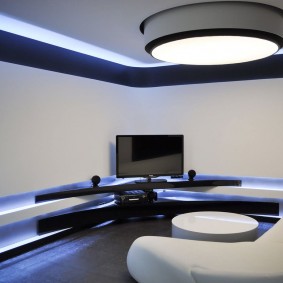 foto del salone di alta tecnologia