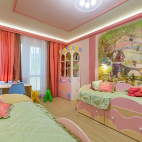 décor de chambre d'enfant de zonage