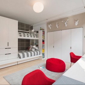 photo de décor de chambre d'enfant de zonage