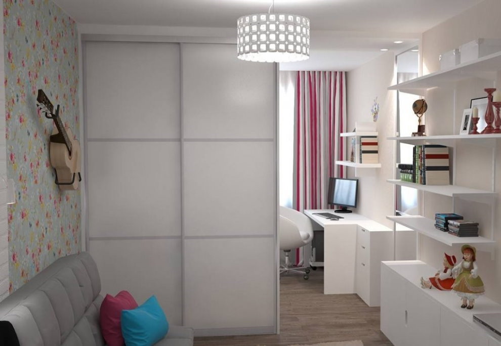 Zonage d'une pièce avec une armoire