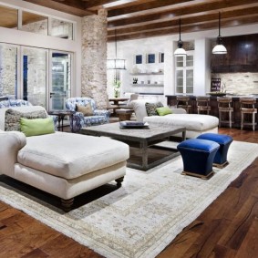 hiasan foto pangsapuri gaya amerika